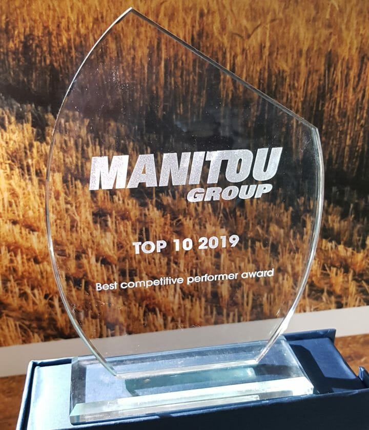 Nagrada Best Competitive Performer 2019 - Manitou Groupe